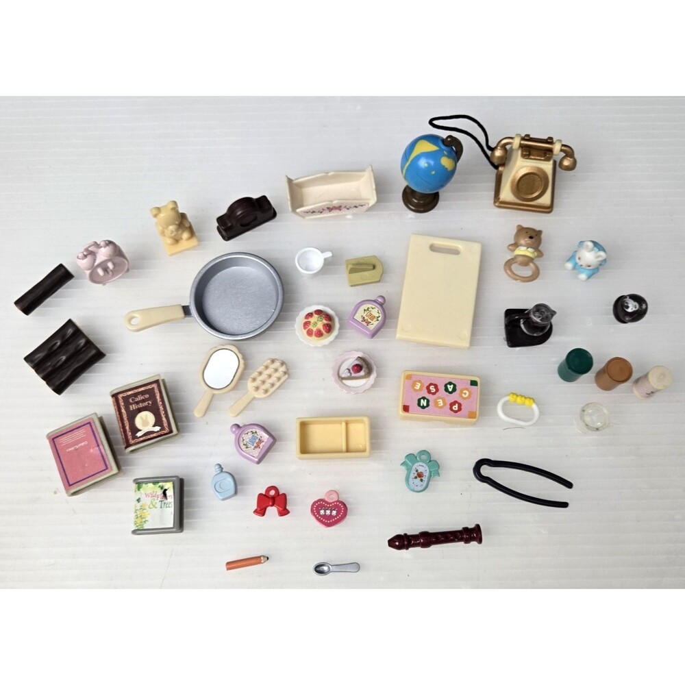 Calico Critters Sylvanian Families Household & Nursery Accessories Lot 41 Piece